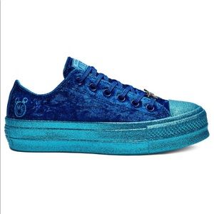Miley Cyrus x Converse Blue Velvet Sneakers